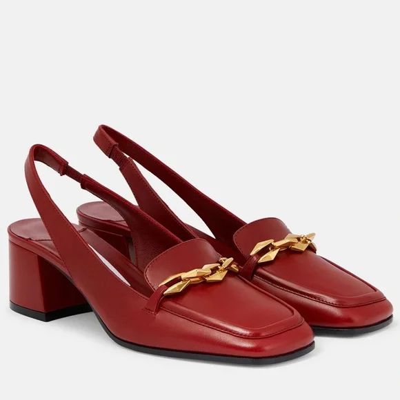 New Jimmy Choo Diamond Tilda 45 patent leather slingback pumps $925 41 - Picture 3 of 13